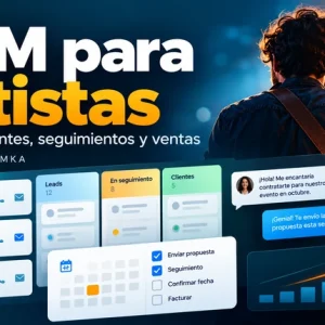 CRM para Artistas | Organiza clientes, seguimientos y ventas